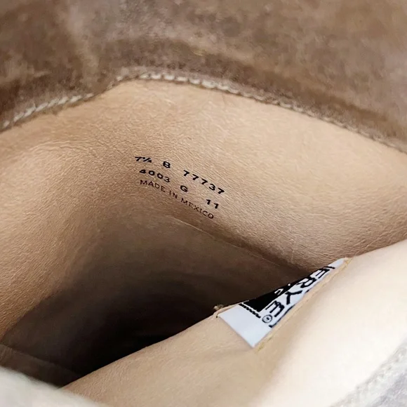 Frye • Shirley OTK Boots over the knee tall suede leather Ash Gray taupe - Picture 7 of 15